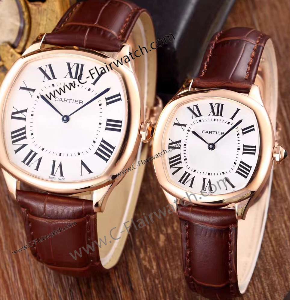 Low Price Drive De Cartier Quartz Watch Rose Gold